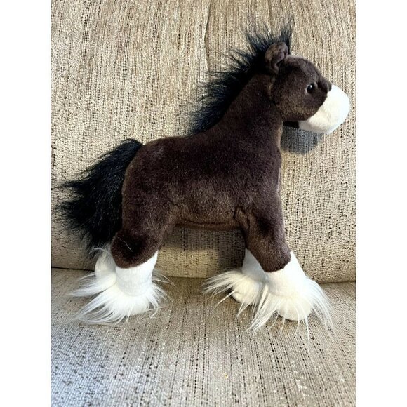 Gund Plush Horse, Pony "Dale" 12"x10", (including tail). Brown and White - Picture 3 of 7